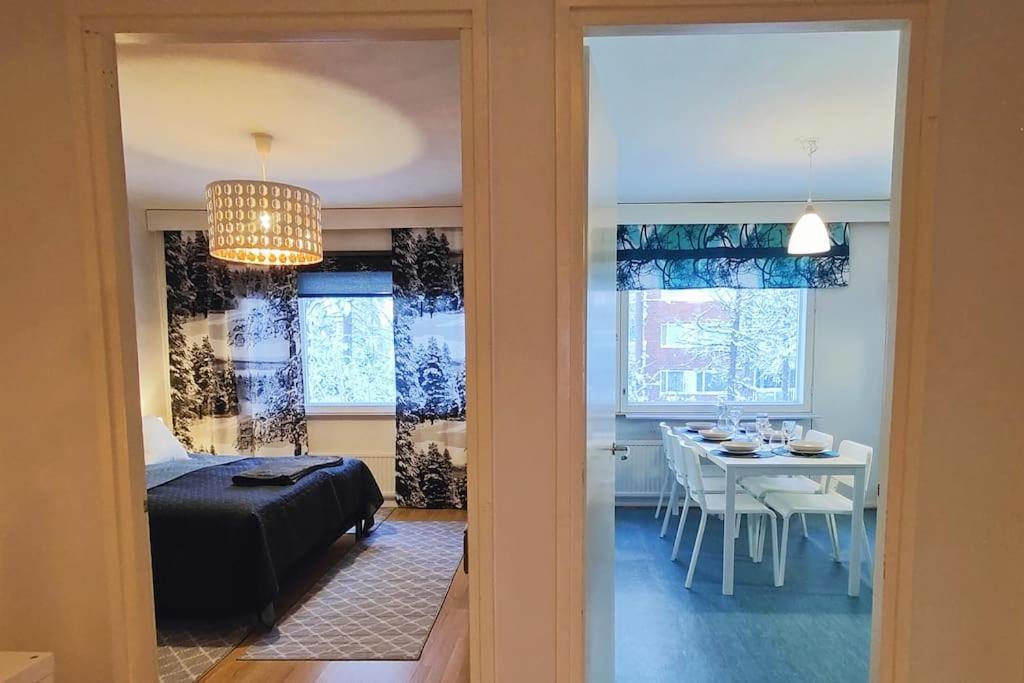 Spacious Apartment With Balcony And Free Wifi 로바니에미 외부 사진